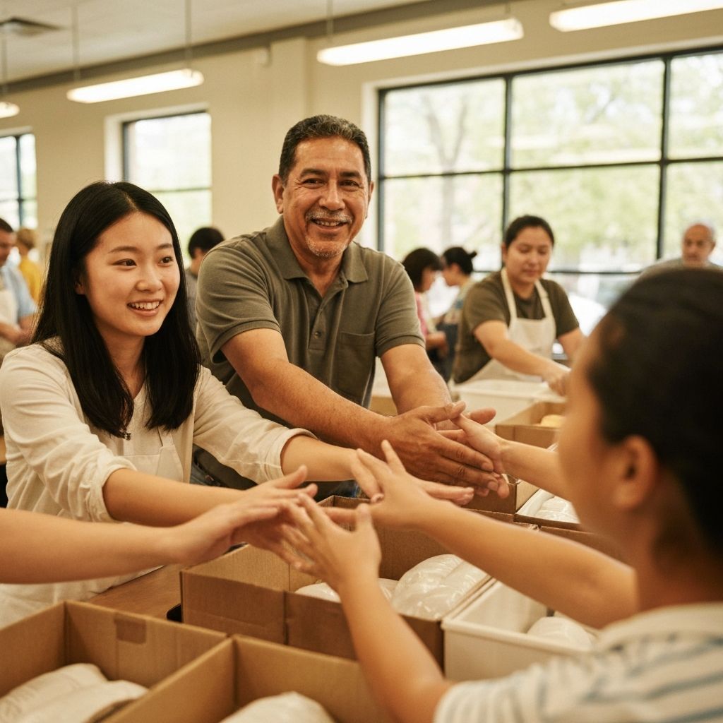 Community giving and volunteer work